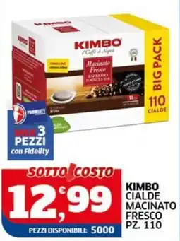 Sigma Kimbo cialde macinato fresco offerta