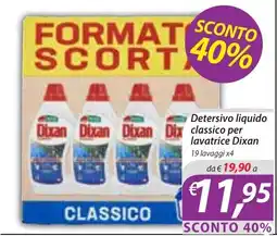 DiMeglio Detersivo liquido classico per lavatrice Dixan offerta