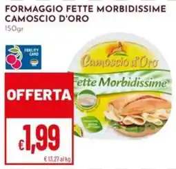 Pan Formaggio fette morbiddissime Camoscio d'Oro offerta