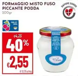 Pan Formaggio misto fuso piccante Podda offerta