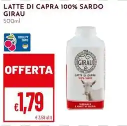 Pan Latte di capra 100% sardo Girau offerta