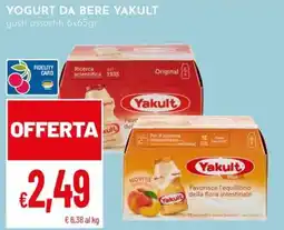 Pan Yogurt da bere Yakult offerta