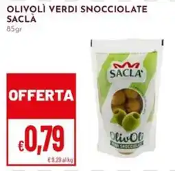 Pan Olivoli verdi snocciolate Saclà offerta