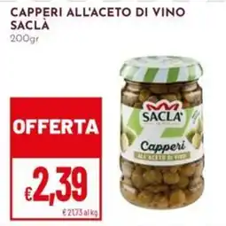 Pan Capperi all'aceto di vino Saclà offerta