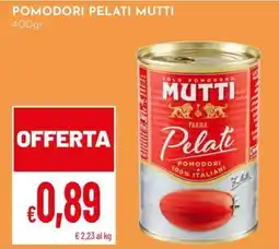 Pan Pomodori pelati Mutti offerta
