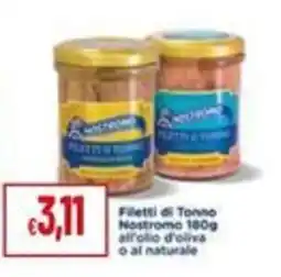 Pan Filetti di Tonno Nostromo offerta
