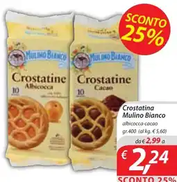 DiMeglio Crostatina Mulino Bianco albicocca-cacao offerta