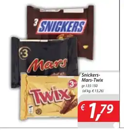 DiMeglio Snickers-Mars-Twix offerta