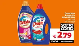 Ipercoop Radenza Detersivo Lavatrice BIO PRESTO offerta