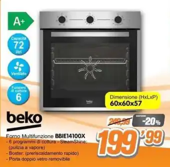 Forno Multifunzione Beko BBIE14100X