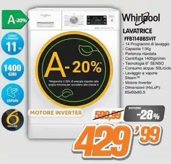 Whirlpool Lavatrice