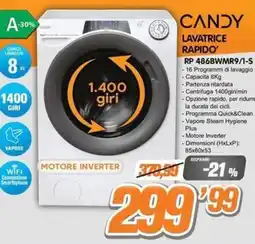 Golino Service Candy lavatrice rapido offerta