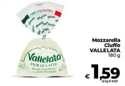 Ipercoop Radenza Mozzarella Ciuffo Vallelata offerta