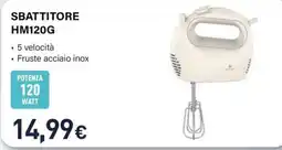Unieuro Sbattitore HM120G offerta