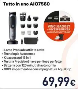 Unieuro Braun Tutto in uno AIO7560 offerta