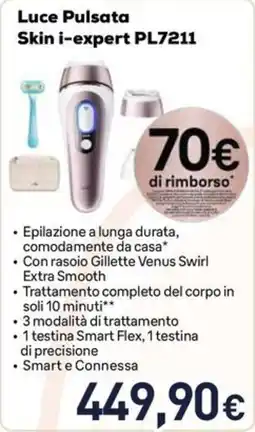 Unieuro Luce Pulsata Skin i-expert PL7211 offerta