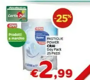 Crai Detersivo lavastoviglie offerta