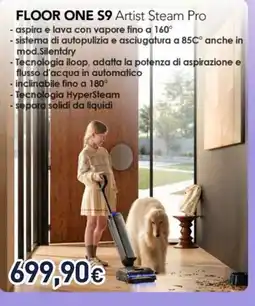 Unieuro Floor One S9 Artist Steam Pro offerta