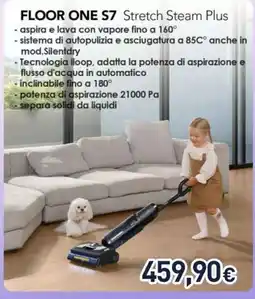 Unieuro Floor One S7 Stretch Steam Plus offerta