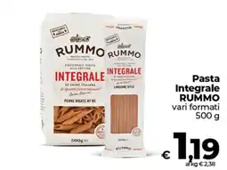 Coop Radenza Pasta Integrale RUMMO offerta