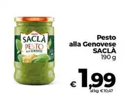 Coop Radenza Pesto alla Genovese Saclà offerta