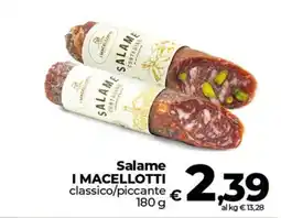 Coop Radenza Salame I Macellotti offerta