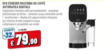DCG ES6526D macchina da caffè automatica digitale