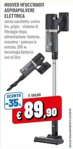 Famila Market Hoover aspirapolvere elettrica offerta