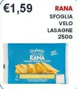Caramico Rana sfoglia velo lasagne offerta