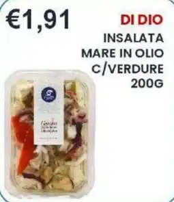 Caramico Di Dio insalata mare in olio c/verdure offerta