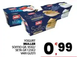 Despar Sicilia Yogurt Muller Soffio Seta offerta