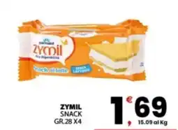 Despar Sicilia Zymil snack al latte offerta