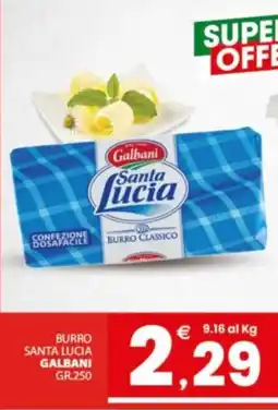 Despar Sicilia Burro Santa Lucia Galbani offerta