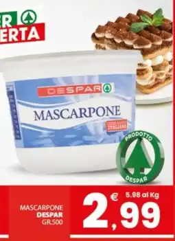 Despar Sicilia Mascarpone Despar offerta