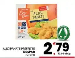 Despar Sicilia Alici panate Despar offerta