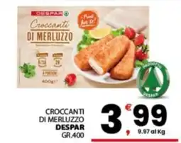 Despar Sicilia Croccanti di merluzzo Despar offerta