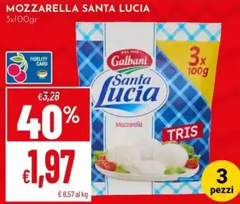 Pan Mozzarella Santa Lucia offerta