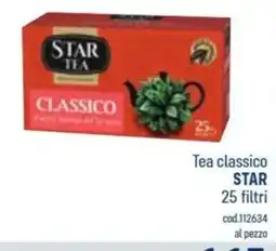 Talento Professional Store Tea classico STAR offerta