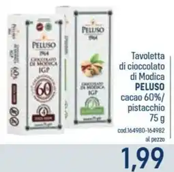Talento Professional Store Tavoletta di cioccolato di Modica Peluso offerta