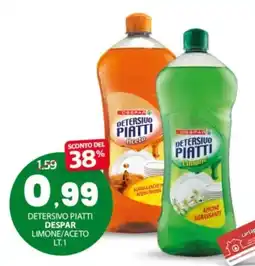 Despar Sicilia Detersivo piatti Despar offerta