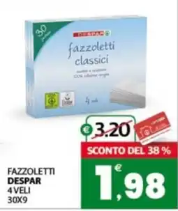 Despar Sicilia Fazzoletti Despar classici offerta