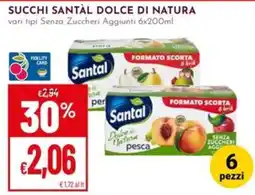 Pan Succhi Santal dolce di natura offerta