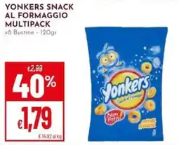 Pan Yonkers snack al formaggio offerta