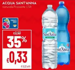 Pan Acqua Sant'Anna offerta