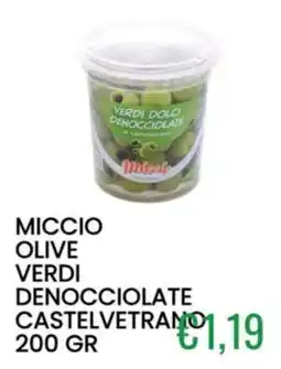 Sugros Miccio olive verdi denocciolate castelvetranò offerta