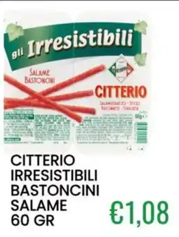 Sugros Citterio Irresistibili Bastoncini Salame offerta