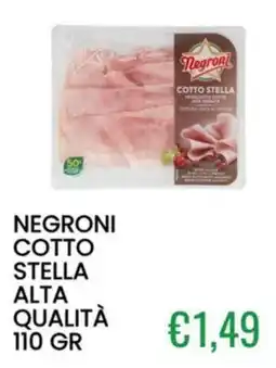 Sugros Negroni Cotto Stella offerta