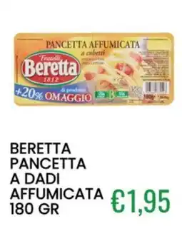 Sugros Pancetta affumicata a cubetti Beretta offerta