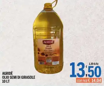 Agridè olio semi di girasole
