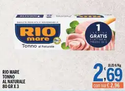 Gruppo Pascar Rio mare Tonno al Naturale offerta
